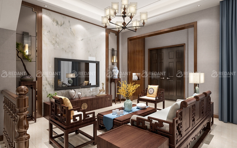 苏州软装公司哪家好：别墅软装配色|木色，红蚂蚁软装让家更有生活的味道！