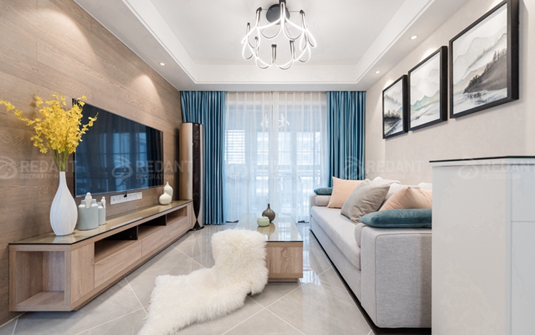 苏州装修公司红蚂蚁装饰北欧小户实景案例赏析