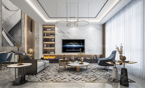 现代风格别墅这样装最时髦，整套装修效果图分享