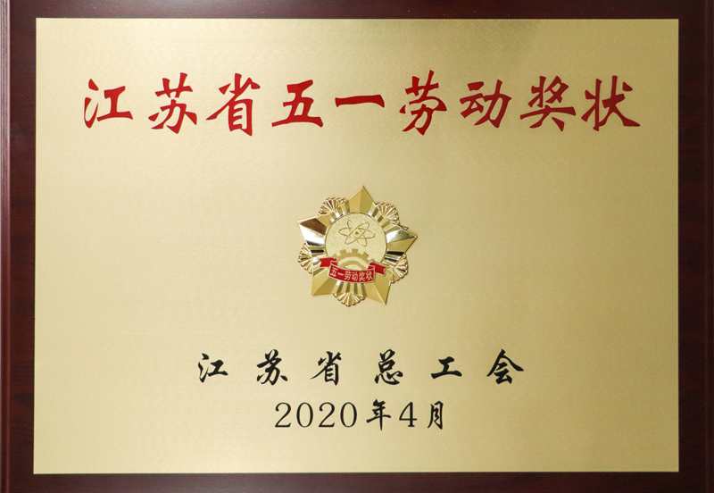 2020江苏省劳动奖章