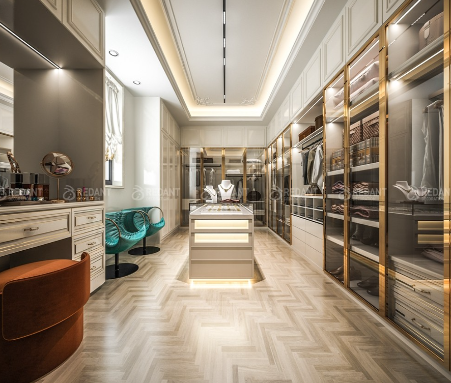 收纳空间效能 主卧更衣室的规划与设计